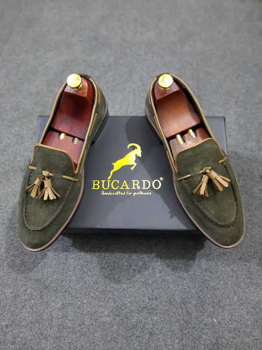 Men’s Suede Tassel Loafers